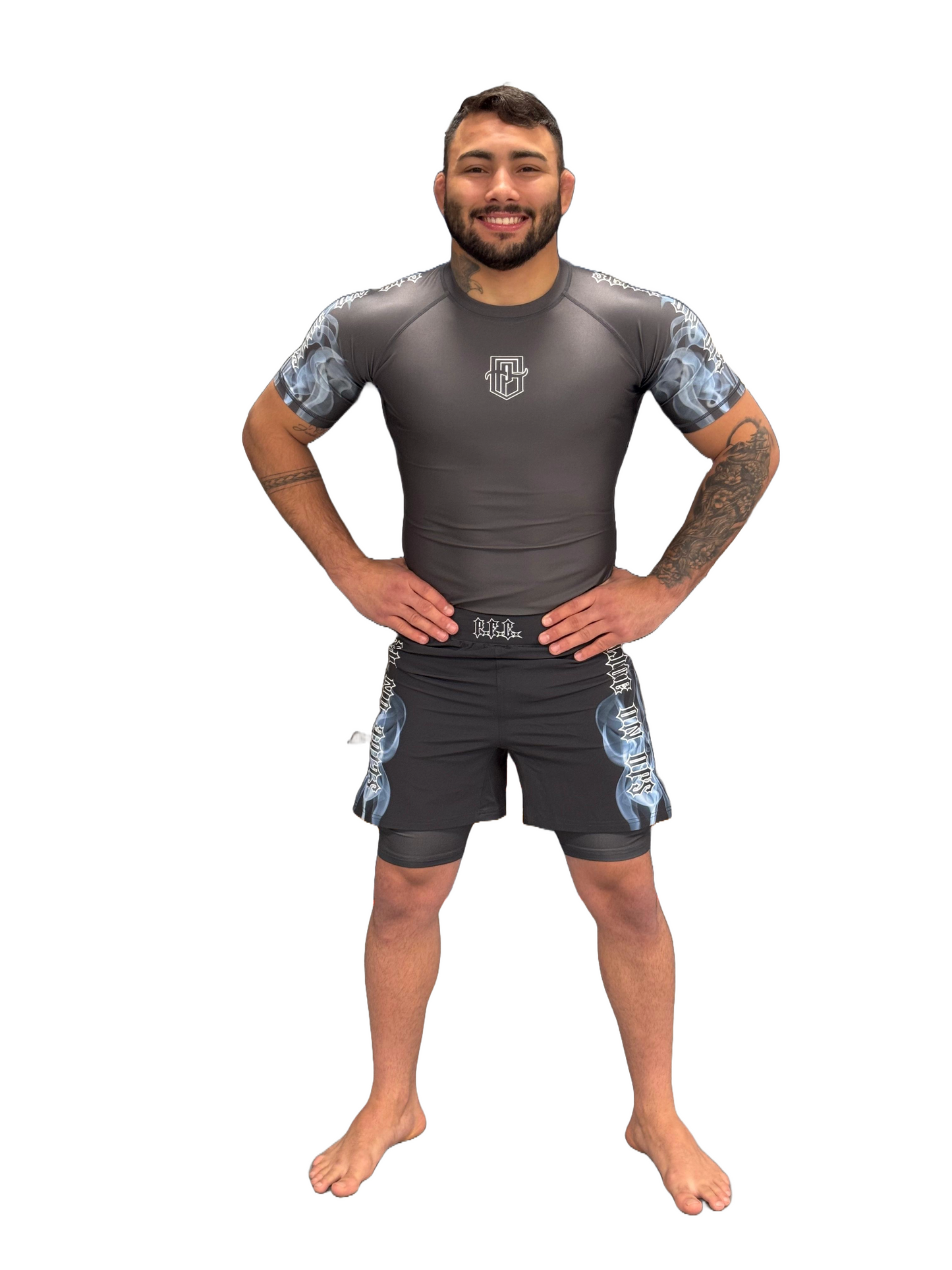 Pieters Fightgear No-Gi Set – Smoke Grey Edition (Volwassenen)
