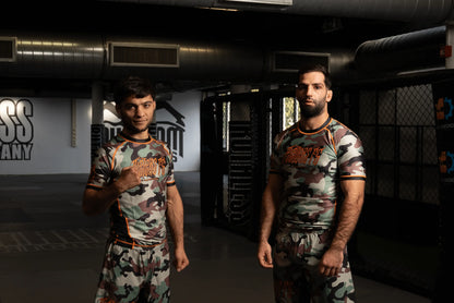 Pieters Fightgear Rashguard – Korte Mouw – Camouflage - Pieters Fightgear