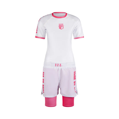 Pieters Fightgear Women’s No - Gi Set – Pink Edition - Pieters Fightgear