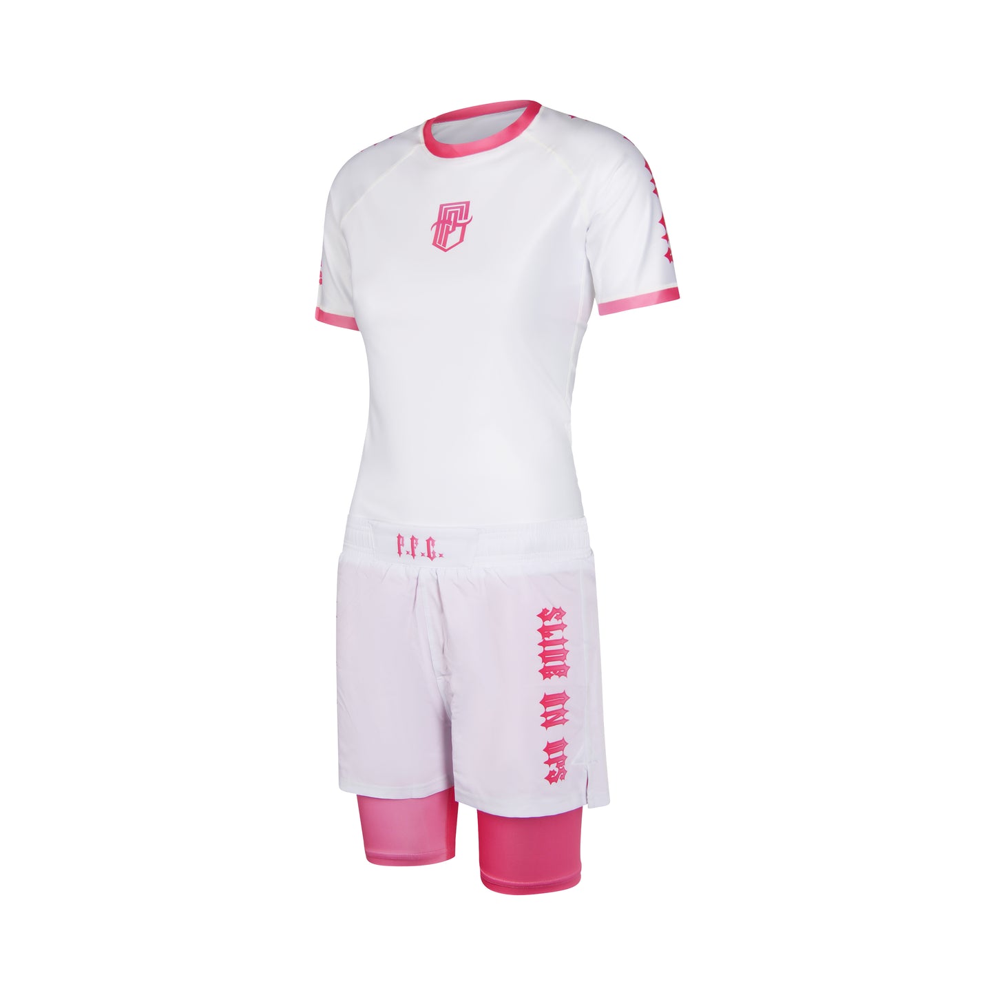 Pieters Fightgear Kids No-Gi Set – Roze/Wit – Voor de toekomstig kampioen