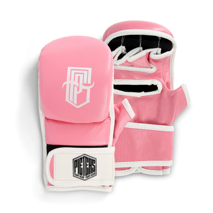 MMA Sparring Gloves Pink - Pieters Fightgear