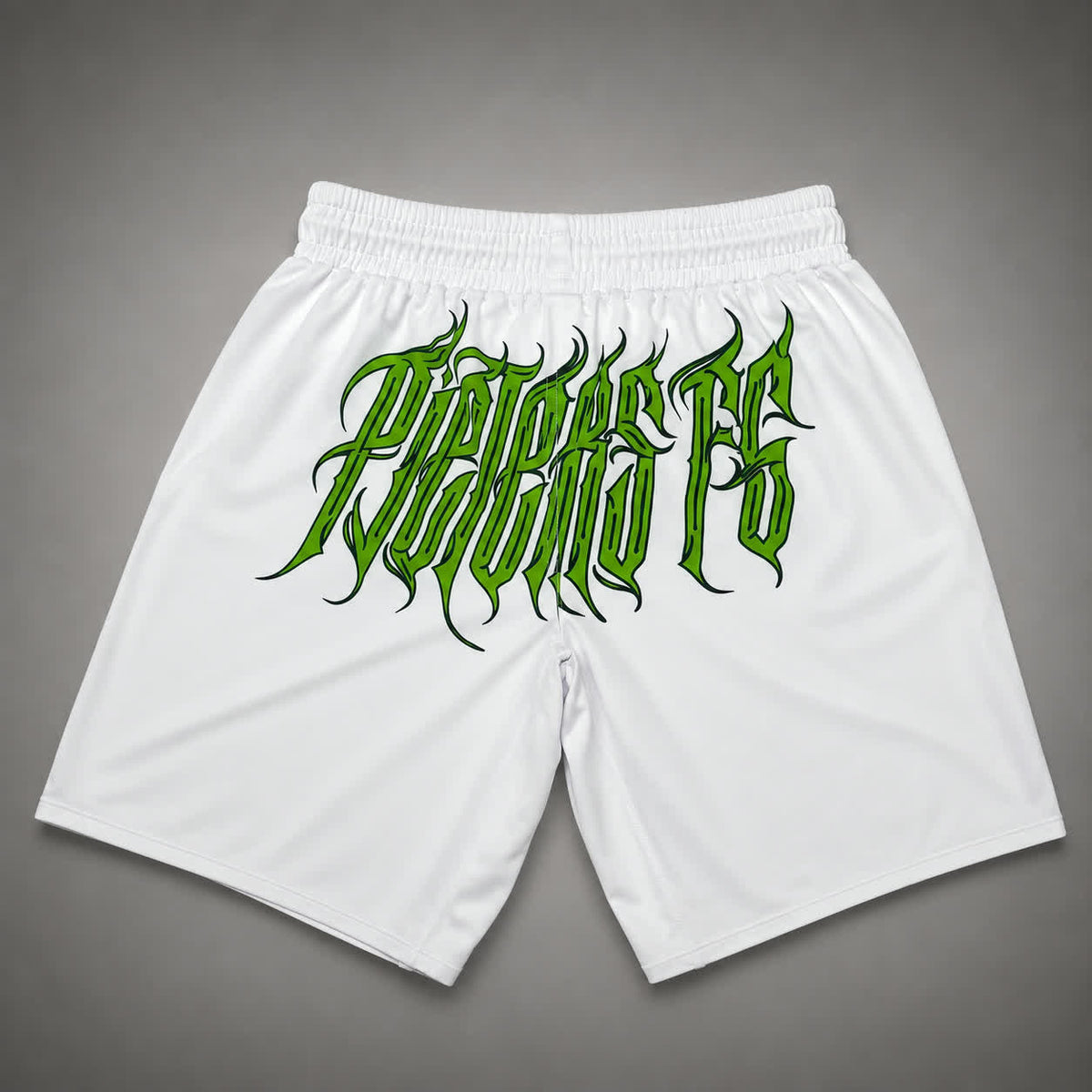 Pieters Fightgear Short – Wit/Groen