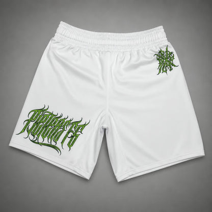 Pieters Fightgear Short – Wit/Groen