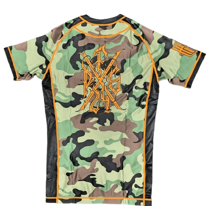 Pieters Fightgear Rashguard – Korte Mouw – Camouflage - Pieters Fightgear